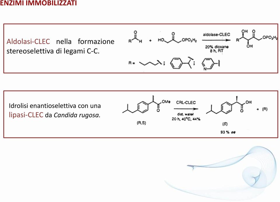 Idrolisi enantioselettiva con