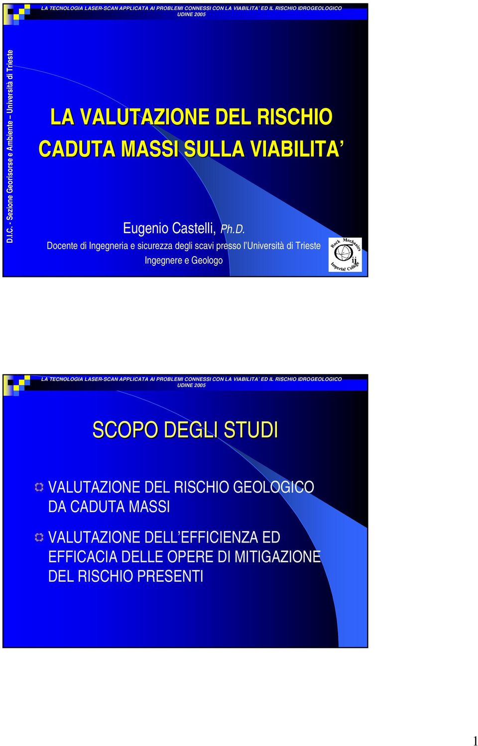 SULLA VIABILITA Eugenio Castelli, Ph.D.
