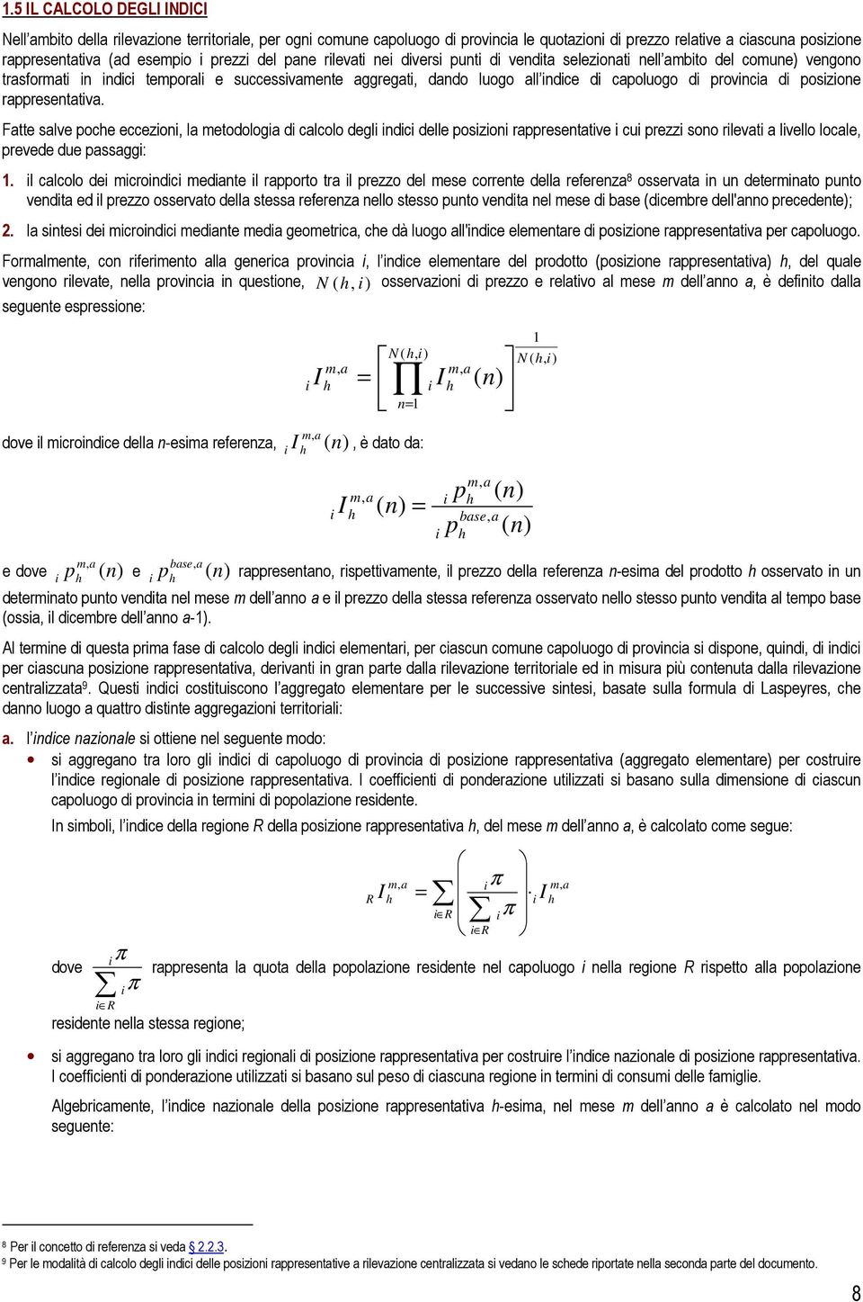 provincia di posizione rappresentativa.