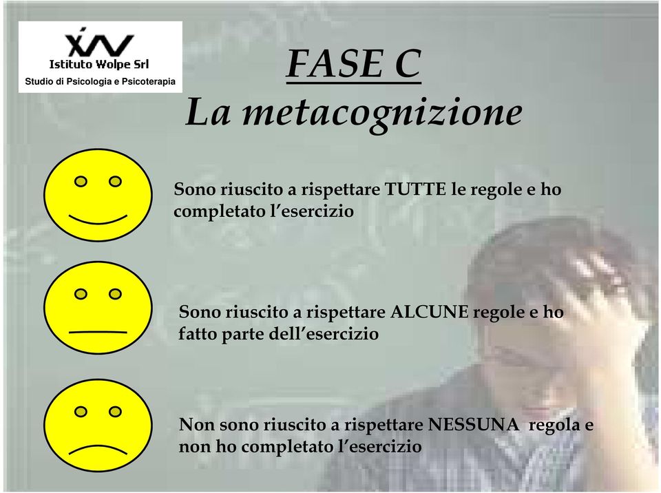 rispettare ALCUNE regole e ho fatto parte dell esercizio