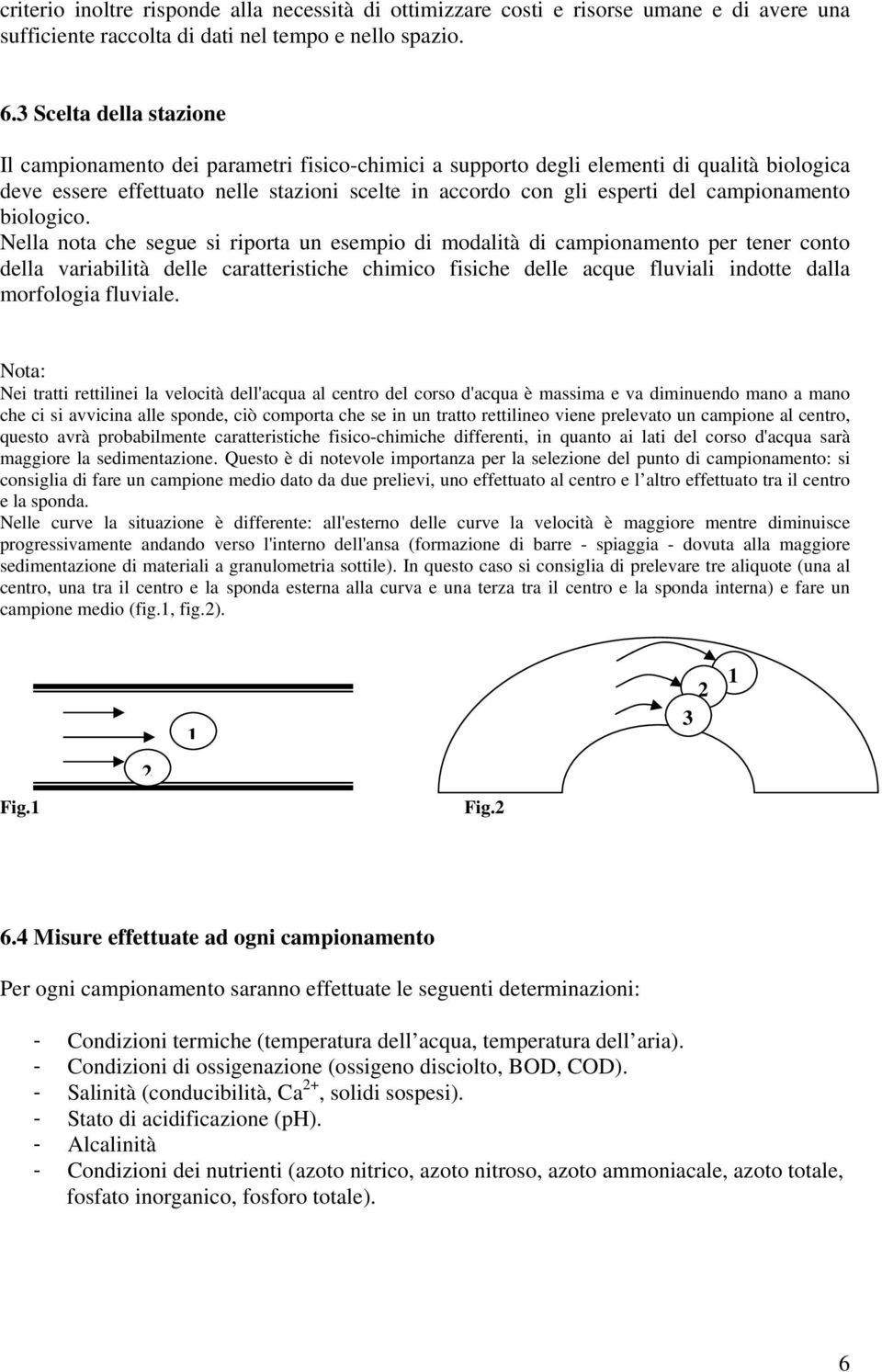 campionamento biologico.