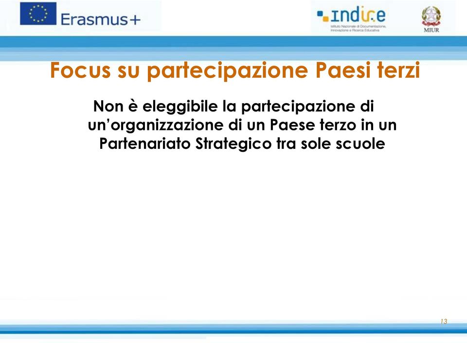 organizzazione di un Paese terzo in un