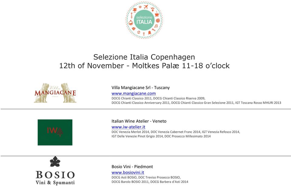 Toscana Rosso MHURI 2013 Italian Wine Atelier - Veneto www.iw- atelier.