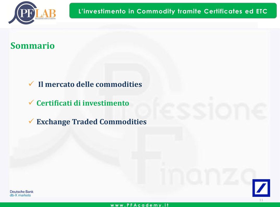 Certificati di