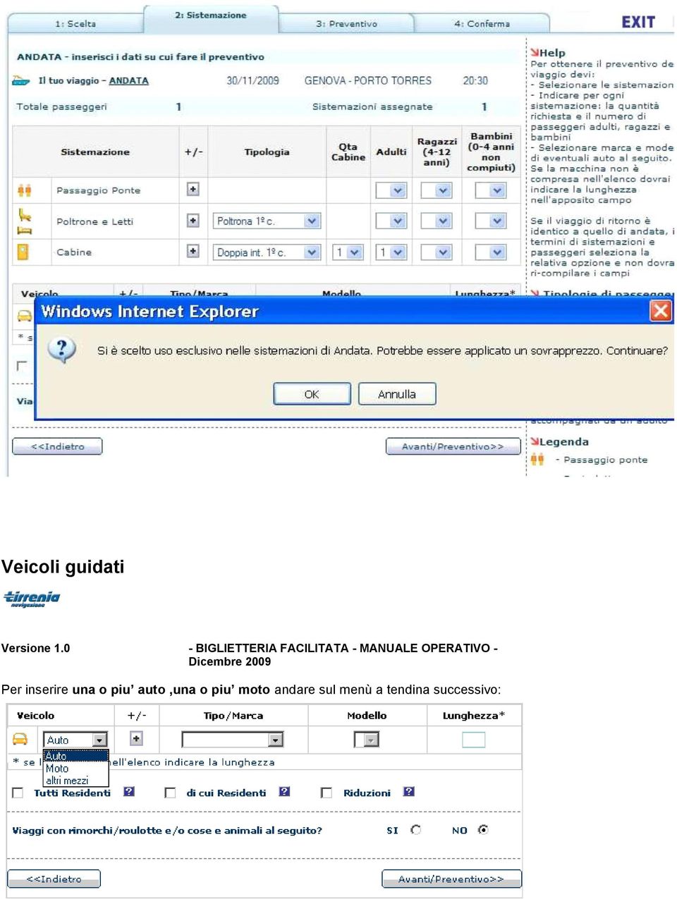 OPERATIVO - Dicembre 2009 Per inserire una