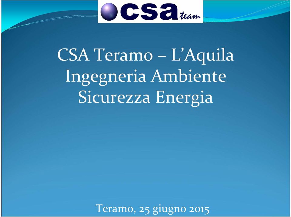 Sicurezza Energia