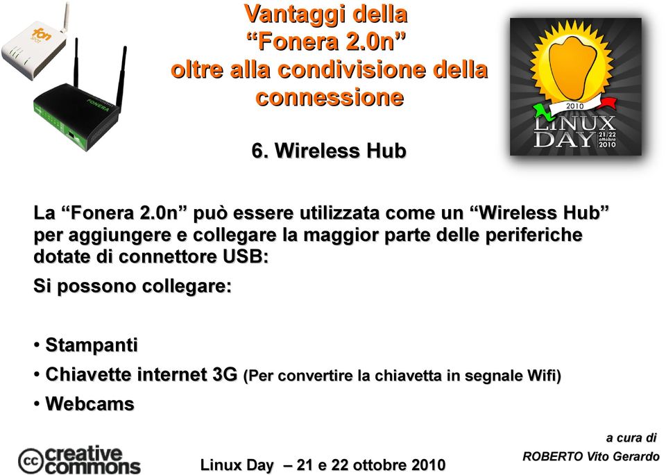 0n può essere utilizzata come un Wireless Hub per aggiungere e collegare la maggior