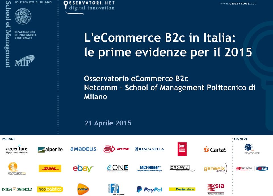 Osservatorio ecommerce B2c