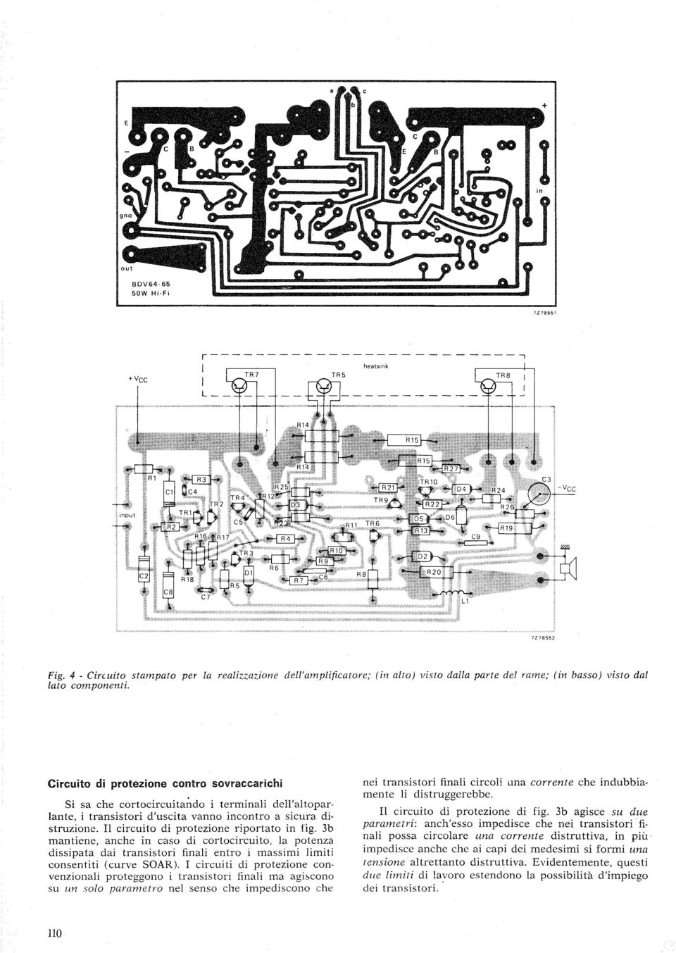 Il circuito di protezione riportato in fig.