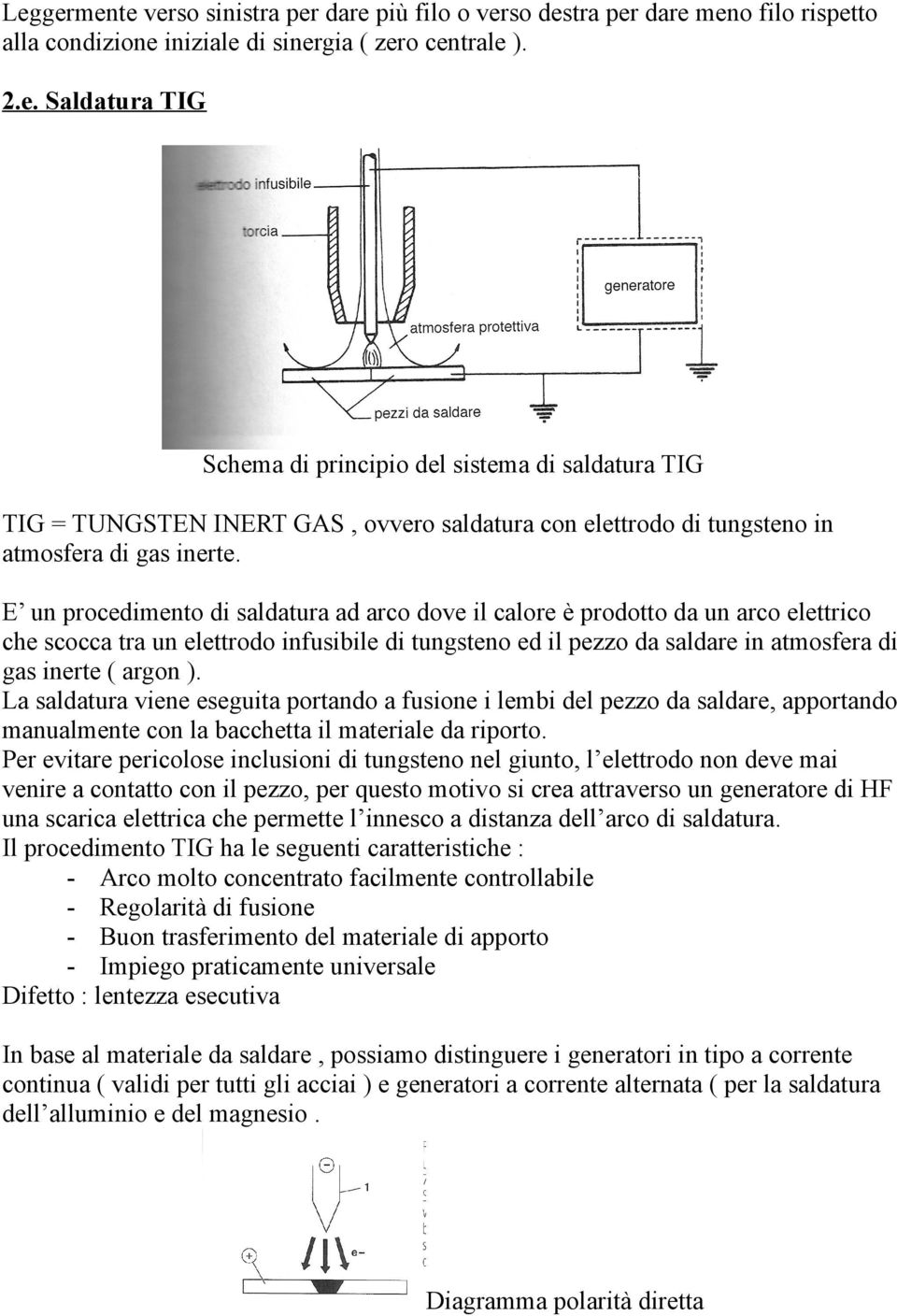 La saldatura viene eseguita portando a fusione i lembi del pezzo da saldare, apportando manualmente con la bacchetta il materiale da riporto.