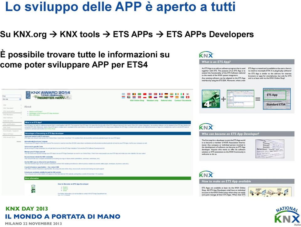 Developers È possibile trovare tutte le