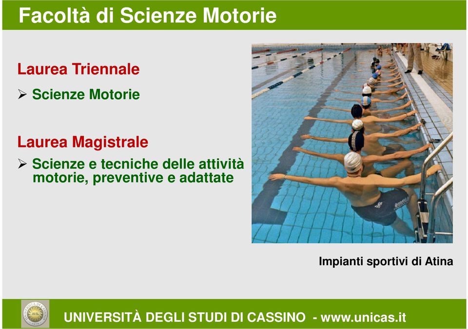 Magistrale Scienze e tecniche delle