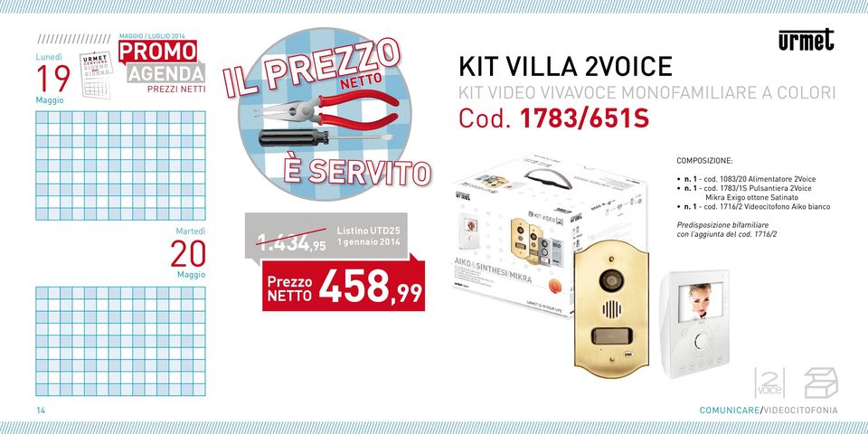 1083/20 Alimentatore 2Voice n. 1 - cod.