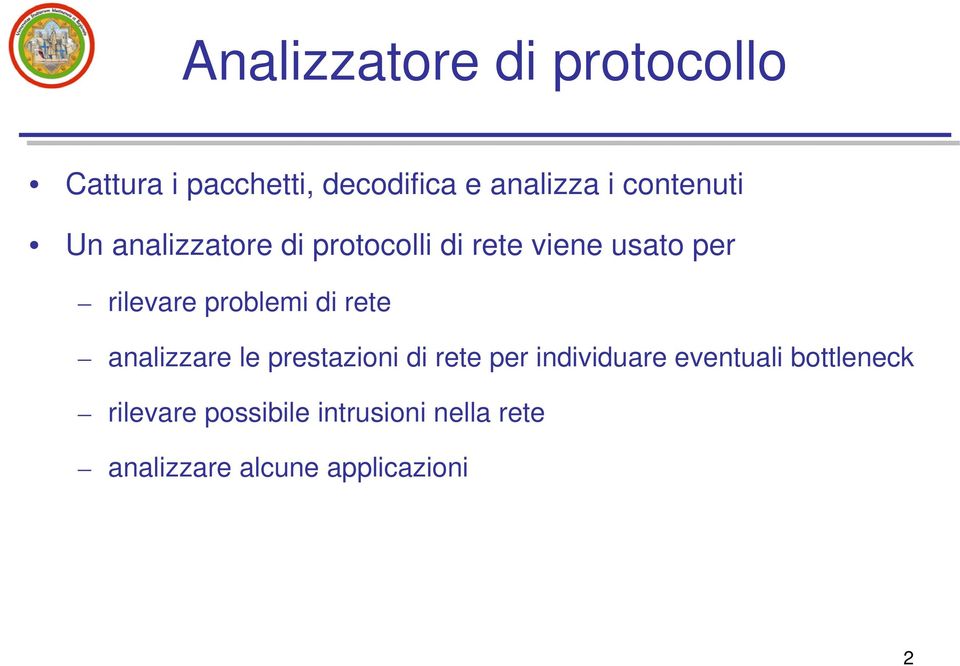 problemi di rete analizzare le prestazioni di rete per individuare eventuali