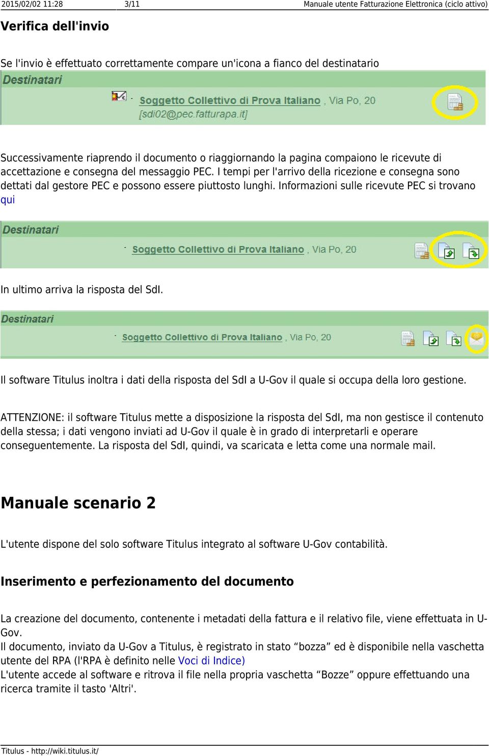 I tempi per l'arrivo della ricezione e consegna sono dettati dal gestore PEC e possono essere piuttosto lunghi. Informazioni sulle ricevute PEC si trovano qui In ultimo arriva la risposta del SdI.