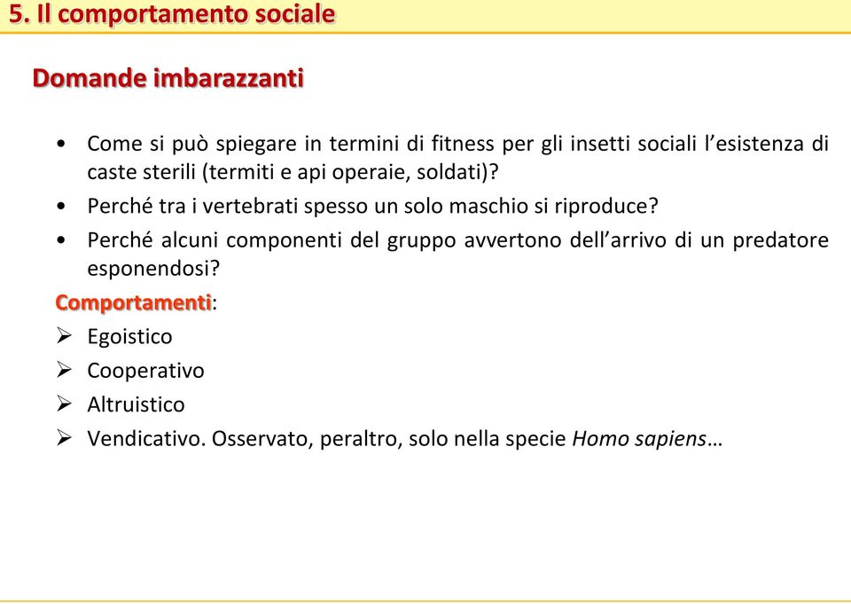 Perché tra i vertebrati spesso un solo maschio si riproduce?