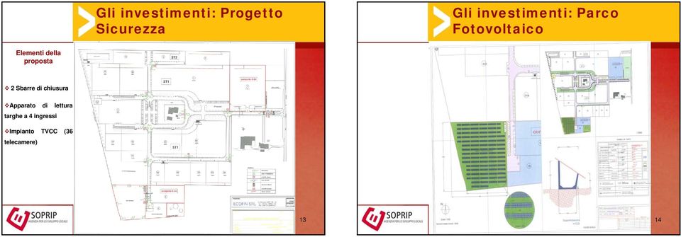 proposta 2 Sbarre di chiusura Apparato di