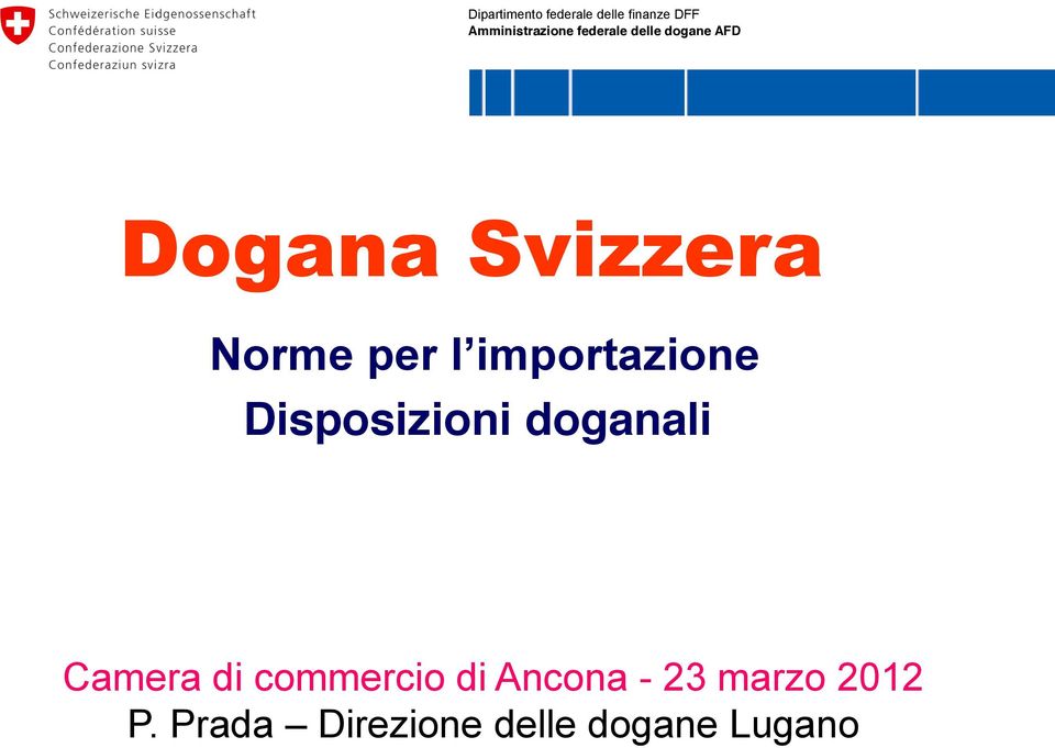 di Ancona - 23 marzo 2012 P.