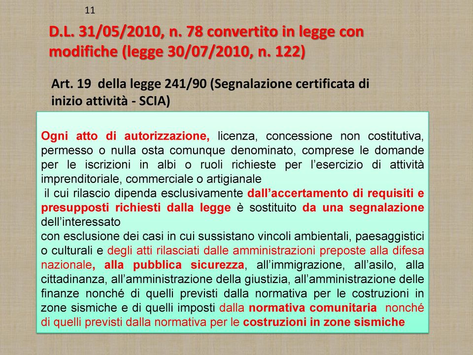 domande per le iscrizioni in albi o ruoli richieste per l esercizio di attività imprenditoriale, commerciale o artigianale il cui rilascio dipenda esclusivamente dall accertamento di requisiti e