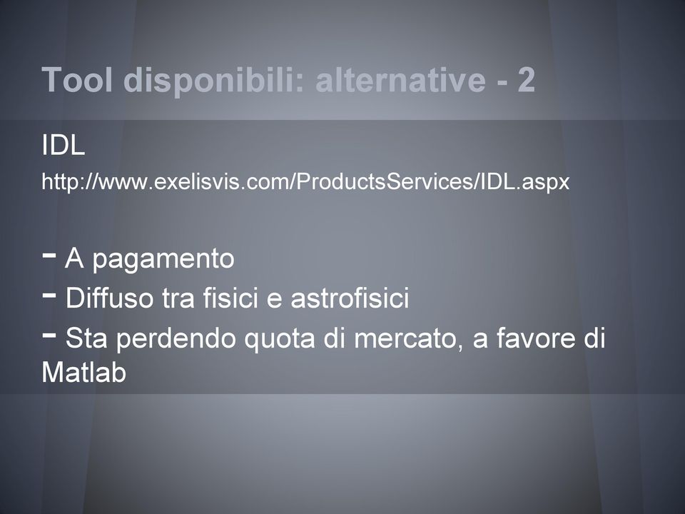 aspx - A pagamento - Diffuso tra fisici e