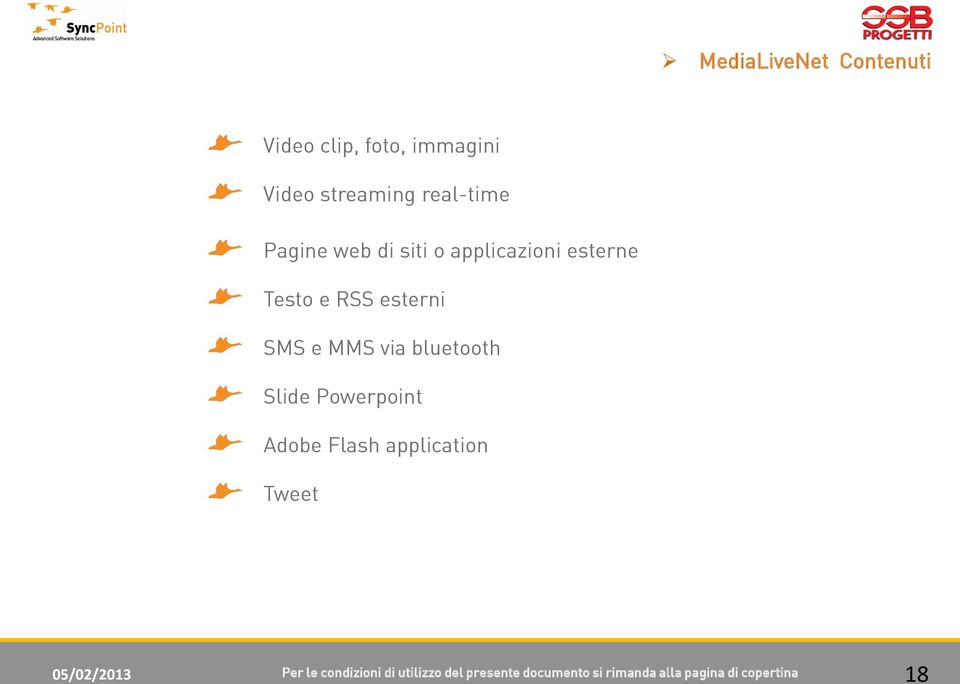 bluetooth Slide Powerpoint Adobe Flash application Tweet 05/02/2013 Per le
