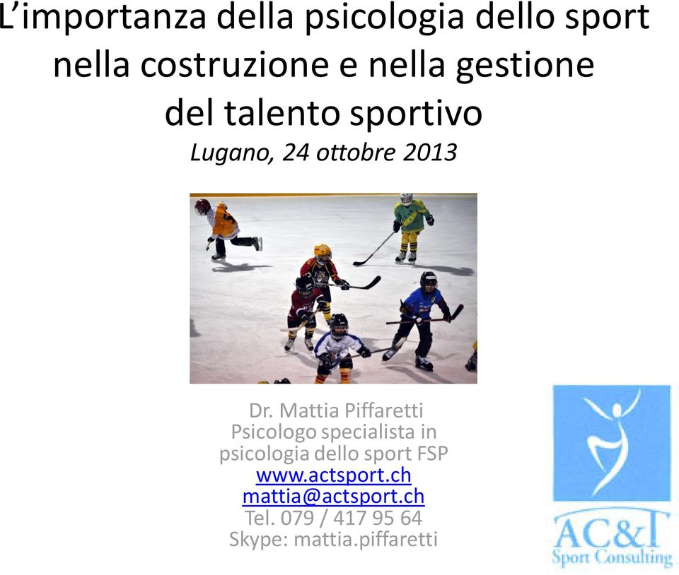 Mattia Piffaretti Psicologo specialista in psicologia dello sport