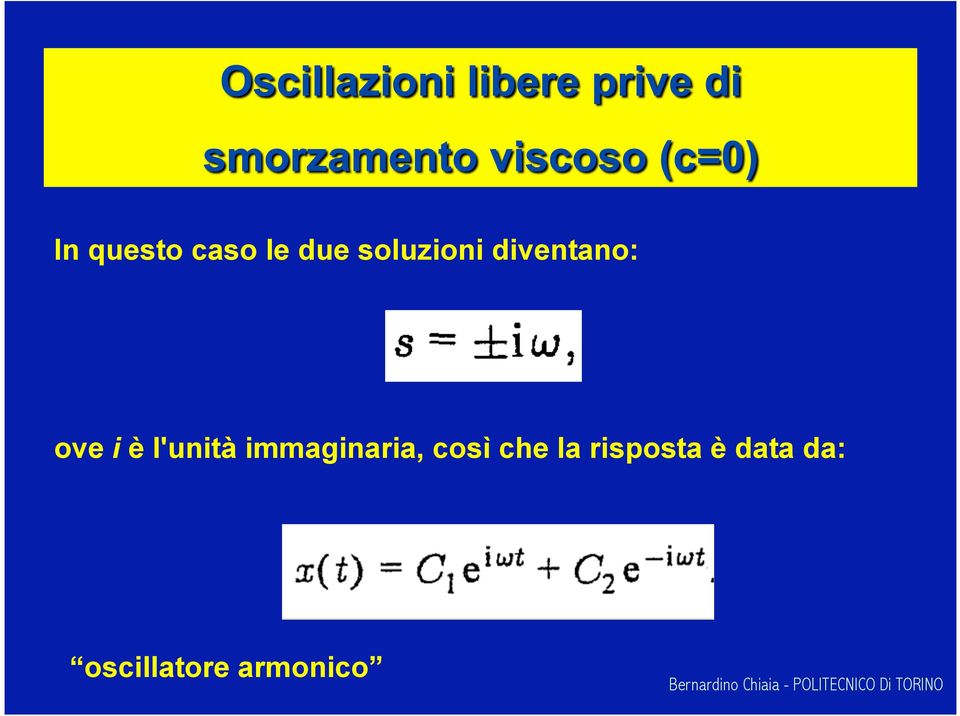 l'unità immaginaria, così che