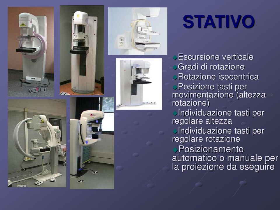 Individuazione tasti per regolare altezza Individuazione tasti per