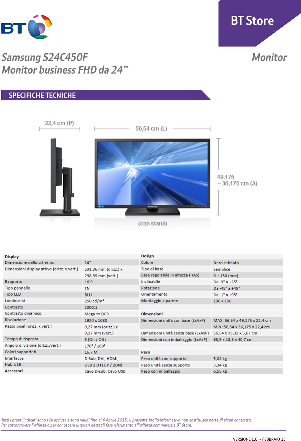 FHD da 24 Monitor