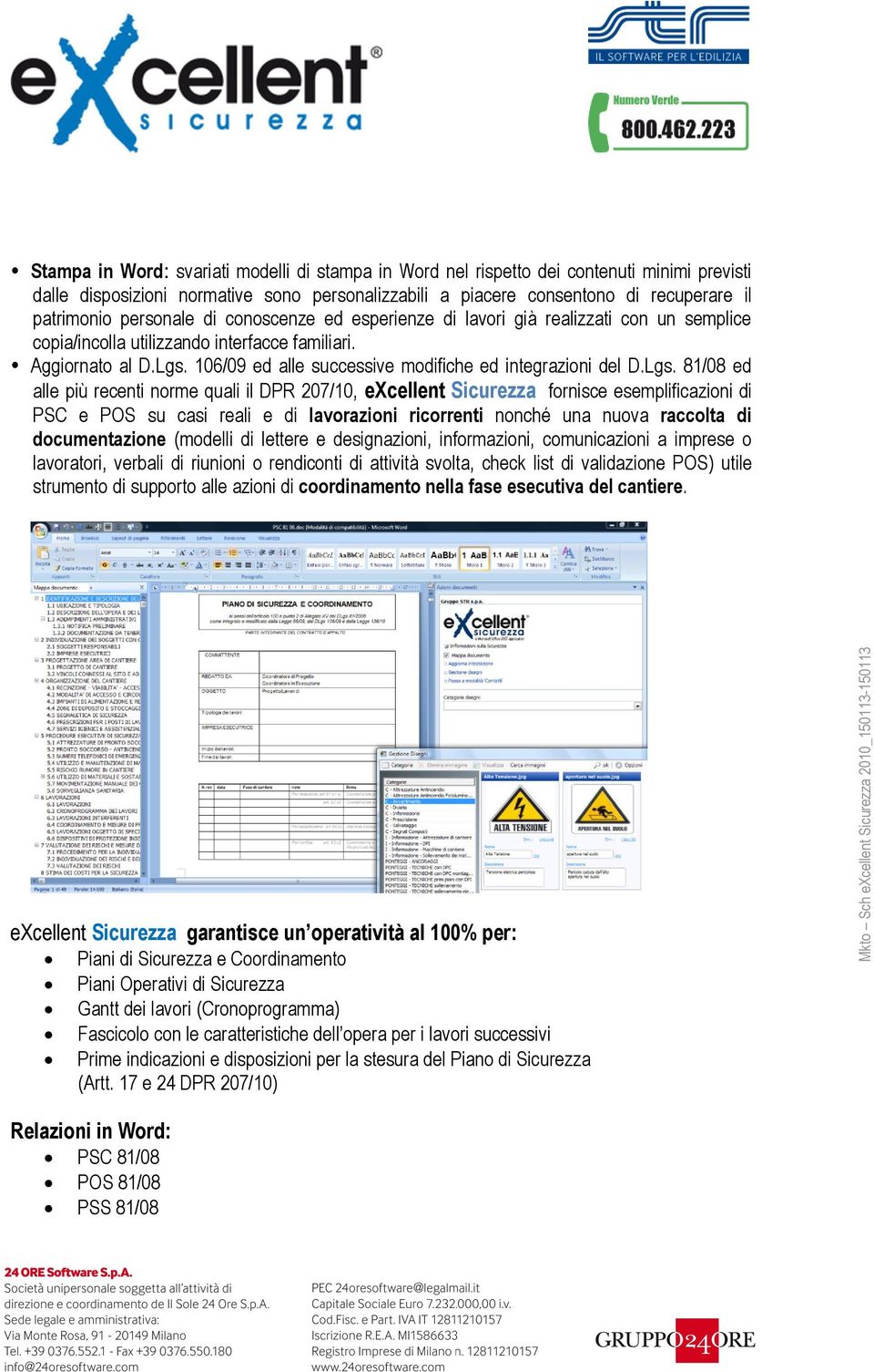 106/09 ed alle successive modifiche ed integrazioni del D.Lgs.