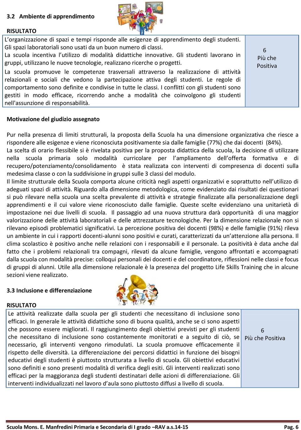 La scuola promuove le competenze trasversali attraverso la realizzazione di attività relazionali e sociali che vedono la partecipazione attiva degli studenti.