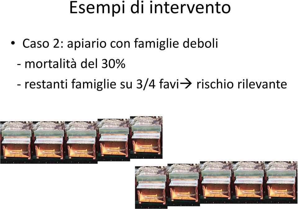 -mortalità del 30% - restanti