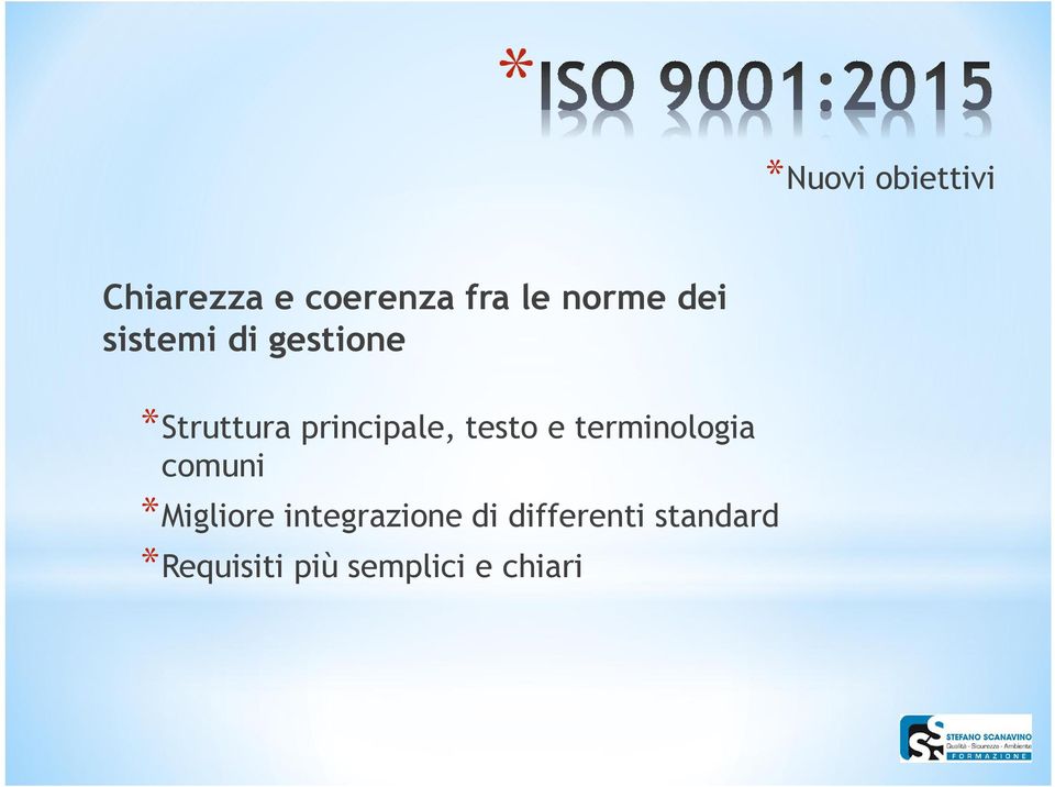 testo e terminologia comuni *Migliore integrazione