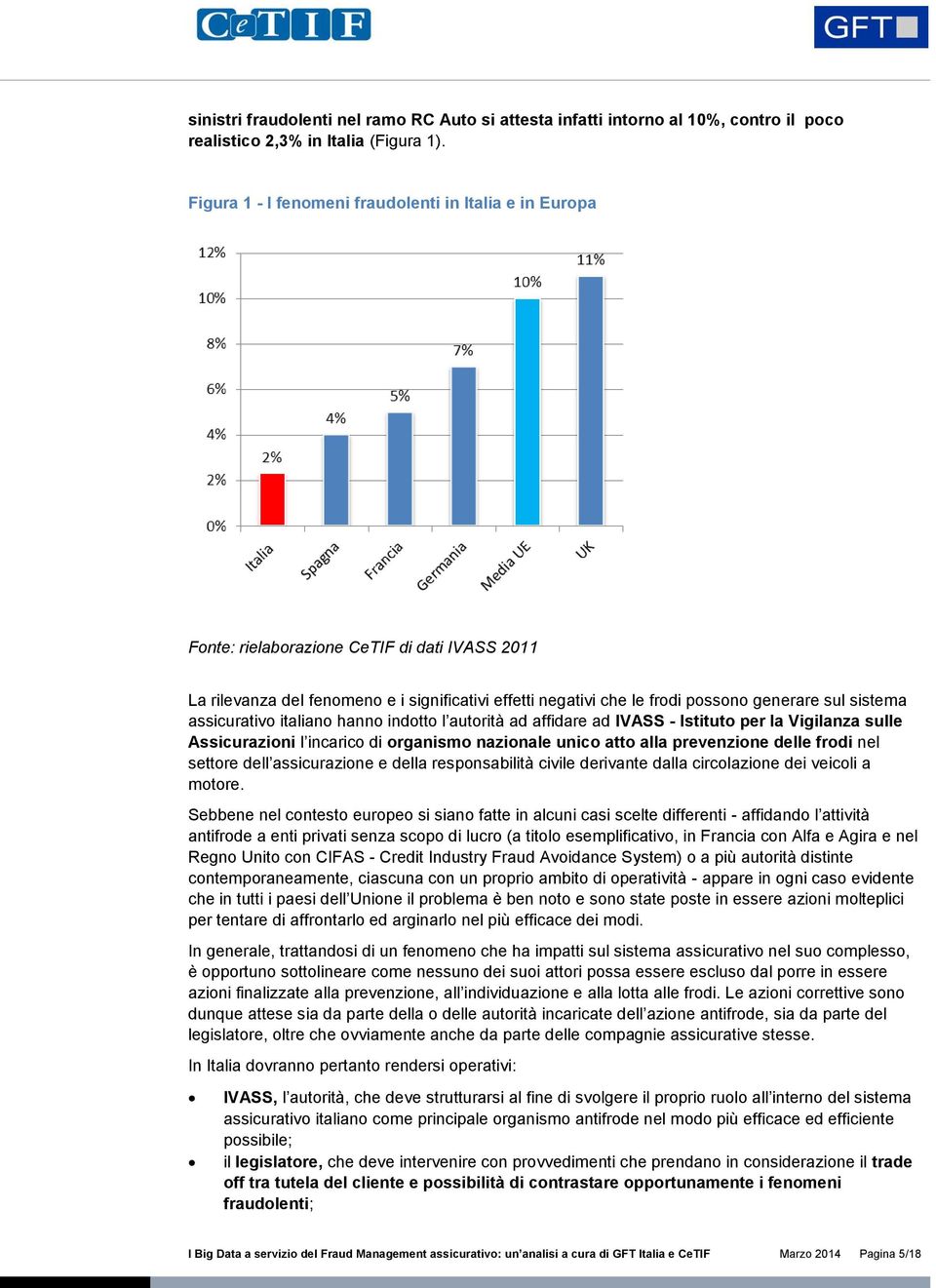 sistema assicurativo italiano hanno indotto l autorità ad affidare ad IVASS - Istituto per la Vigilanza sulle Assicurazioni l incarico di organismo nazionale unico atto alla prevenzione delle frodi