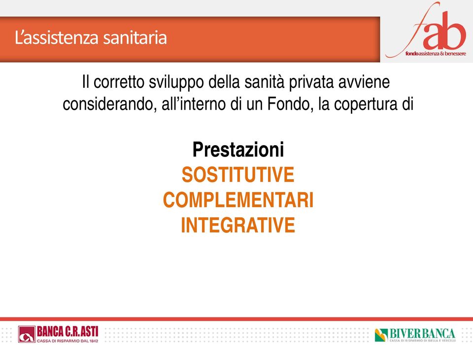 all interno di un Fondo, la copertura di