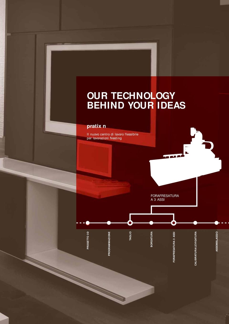 FORAFRESATURA A 3 ASSI PROGETTO 3D PROGRAMMAZIONE TAGLIO