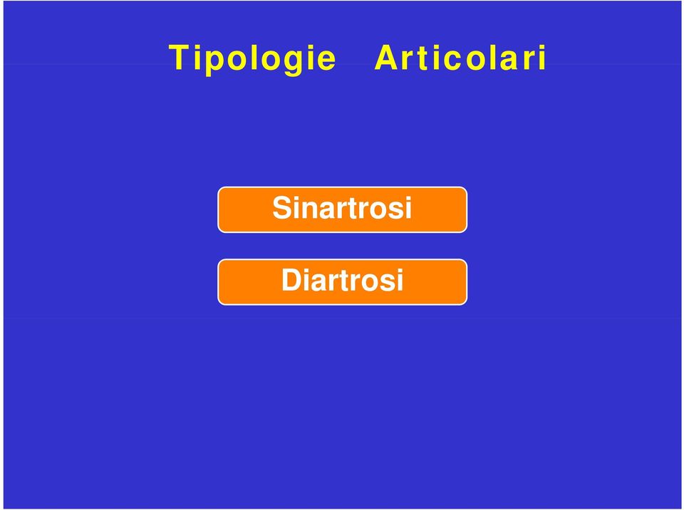 Sinartrosi