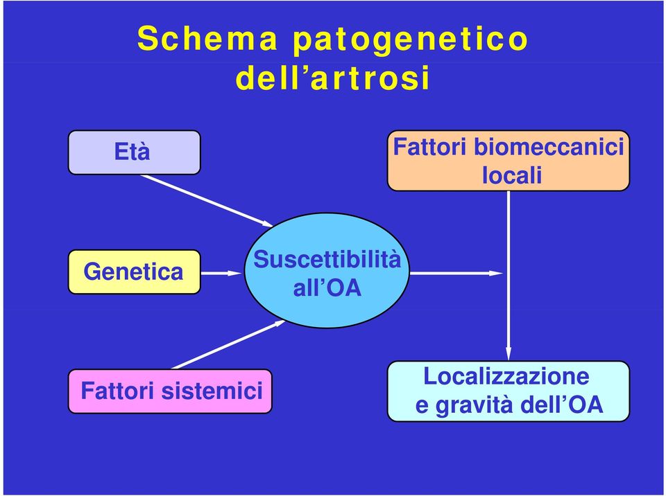 Suscettibilità all OA Fattori