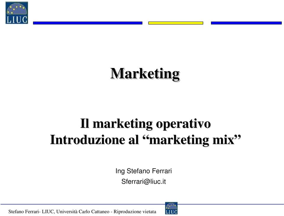 al marketing mix Ing