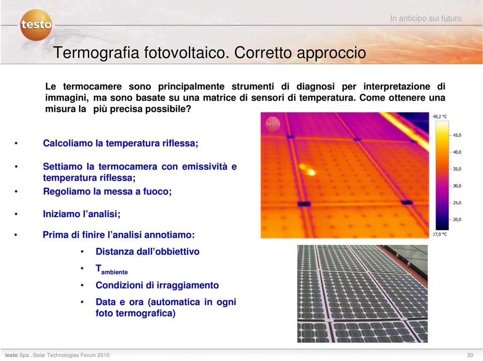 matrice di sensori di temperatura. Come ottenere una misura la più precisa possibile?