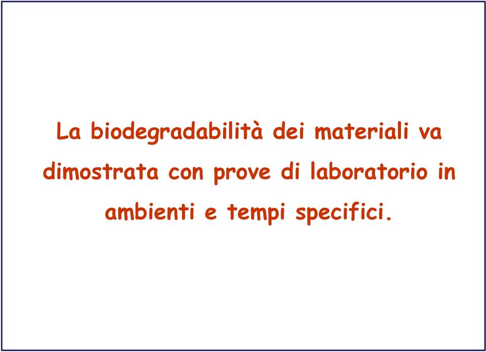 con prove di laboratorio