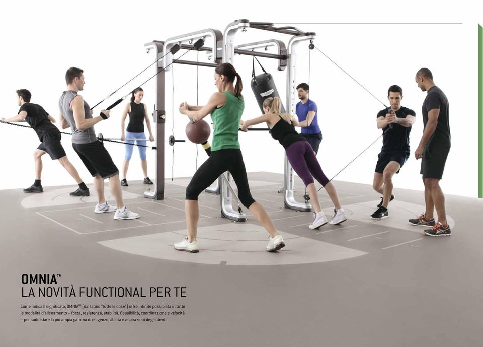 allenamento forza, resistenza, stabilità, flessibilità, coordinazione e