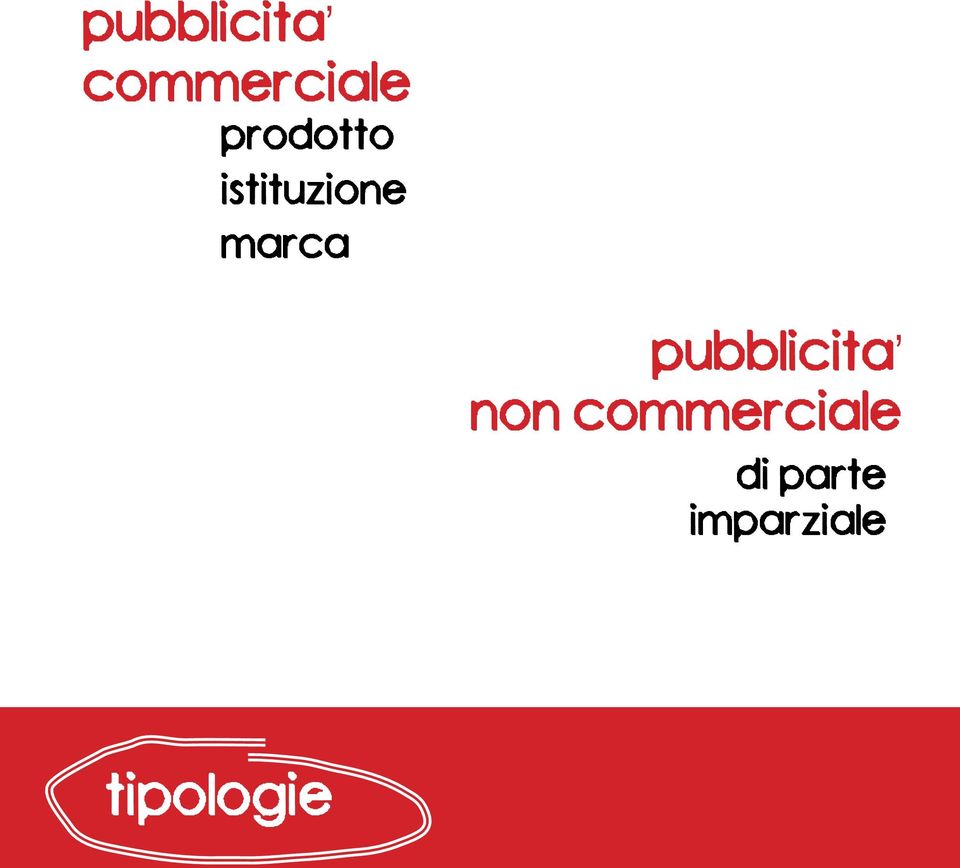 pubblicita non commerciale