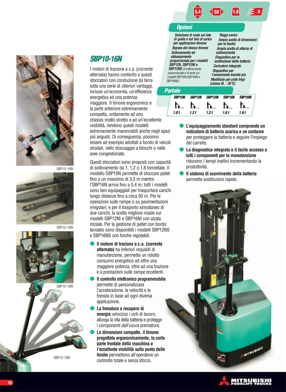 Il timone ergonomico e la parte anteriore estremamente compatta, unitamente ad uno chassis molto stretto e ad un eccellente visibilità, rendono questi modelli estremamente manovrabili anche negli