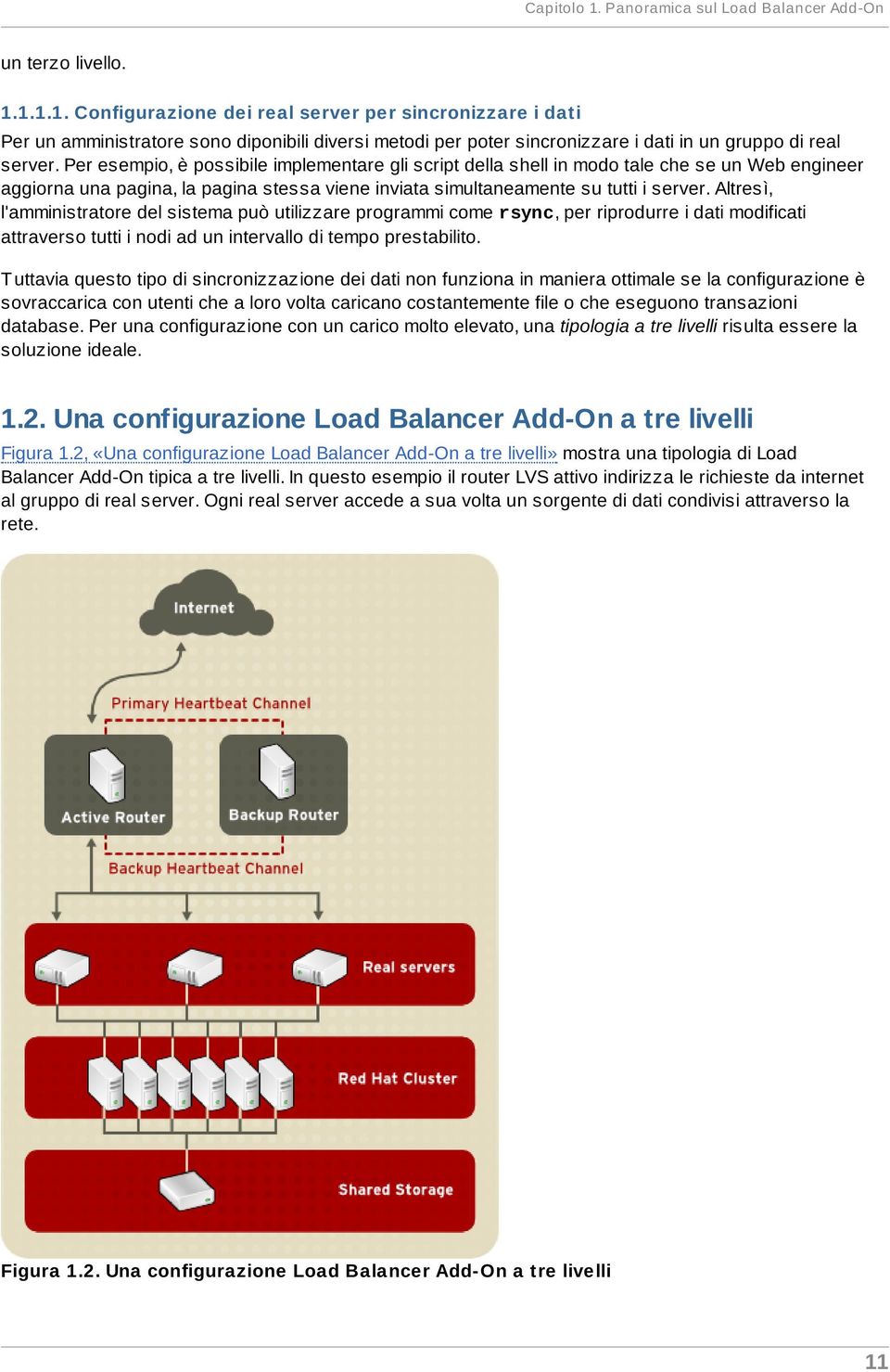 Altresì, l'amministratore del sistema può utilizzare programmi come rsync, per riprodurre i dati modificati attraverso tutti i nodi ad un intervallo di tempo prestabilito.