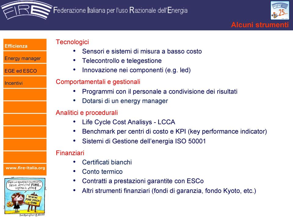 stione Innovazione nei componenti (e.g.