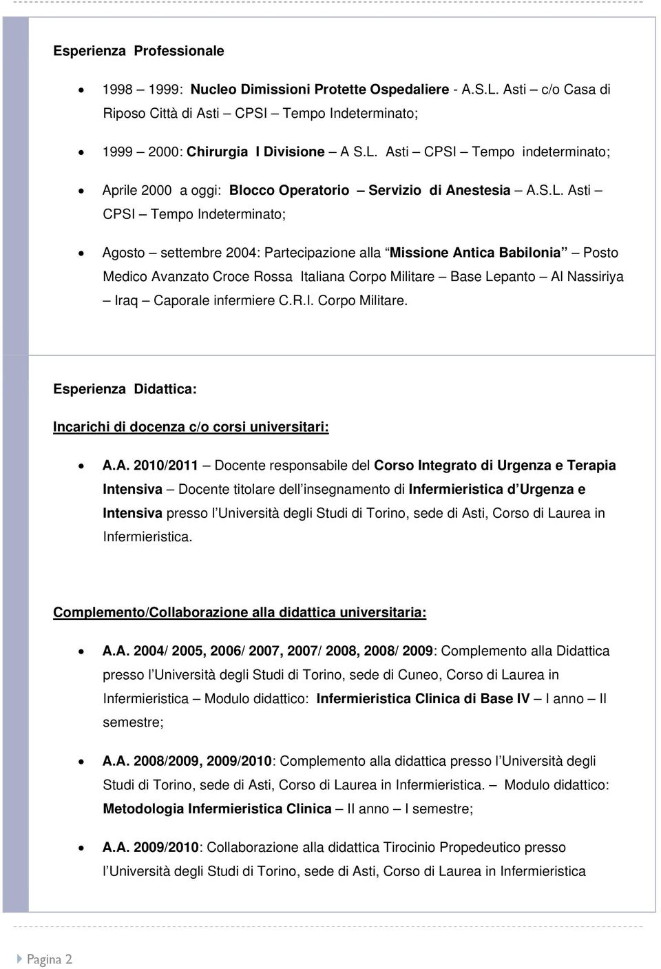 Curriculum Vitae Giorgio Bergesio Pdf Free Download