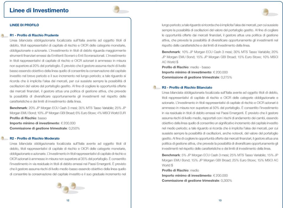 L investimento in titoli di debito riguarda maggiormente strumenti finanziari emessi da Emittenti Sovrani o Enti Sovranazionali.