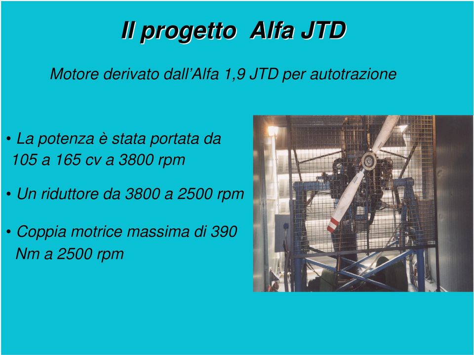 105 a 165 cv a 3800 rpm Un riduttore da 3800 a