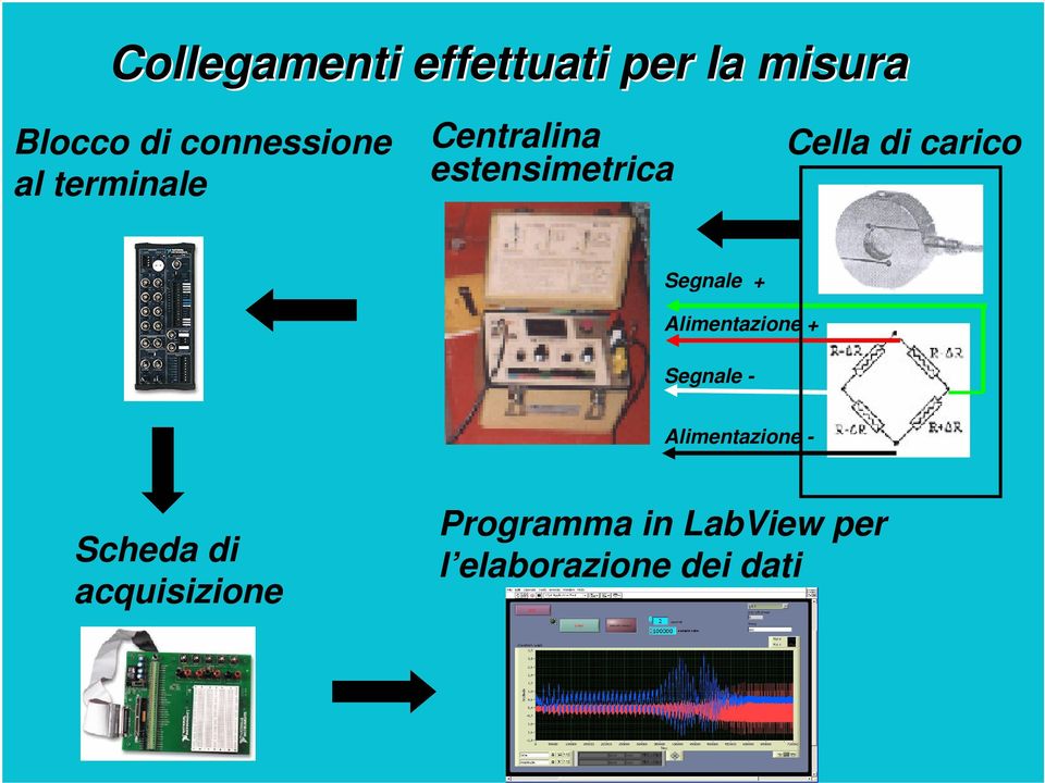 Segnale + Alimentazione + Segnale - Alimentazione - Scheda